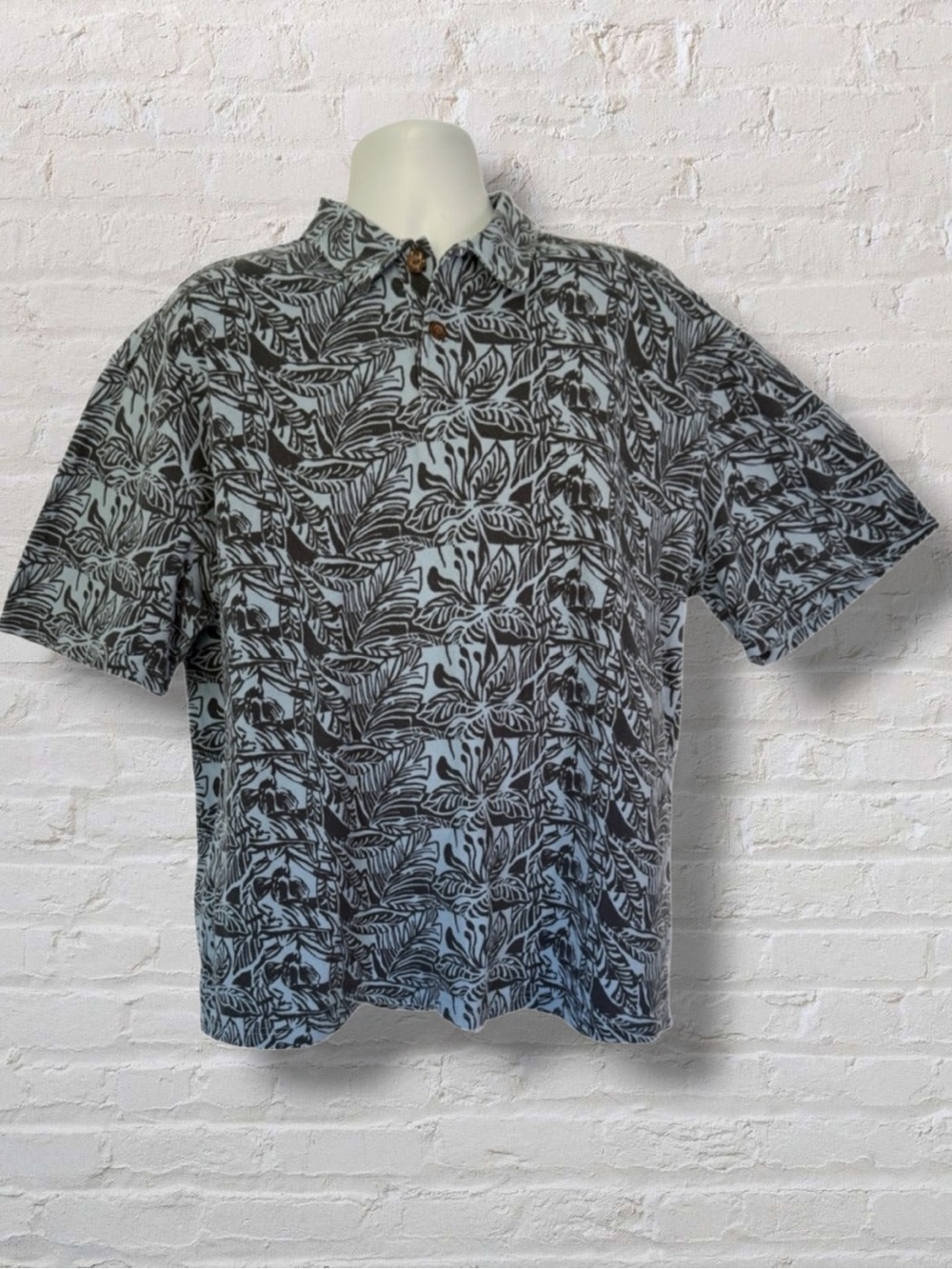 Crazy Shirts XXL Blue Hawaiian Button-Down Shirt – Island Print Aloha Vibes - Picture 5 of 8